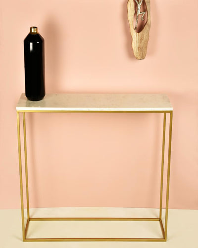 Nested Marble Top Console Table | Set Of 2