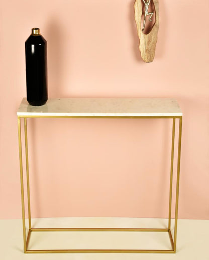 Nested Marble Top Console Table | Set Of 2
