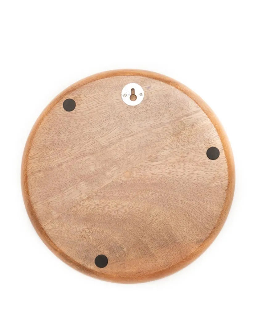 Decorative Wooden Wall Plates | Set Of 3 | 10 Inches