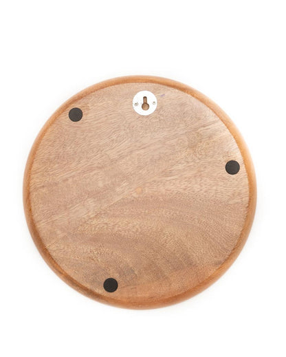 Blooming Green Wooden Wall Plate