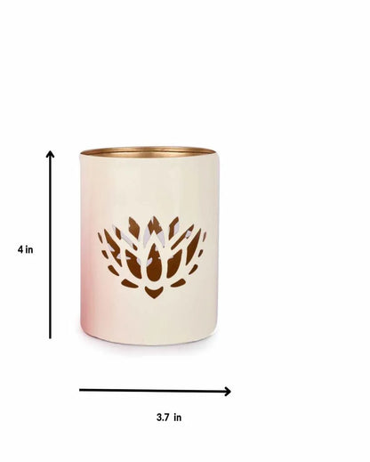 Planter & Lotus Tealight Holder Gift Set