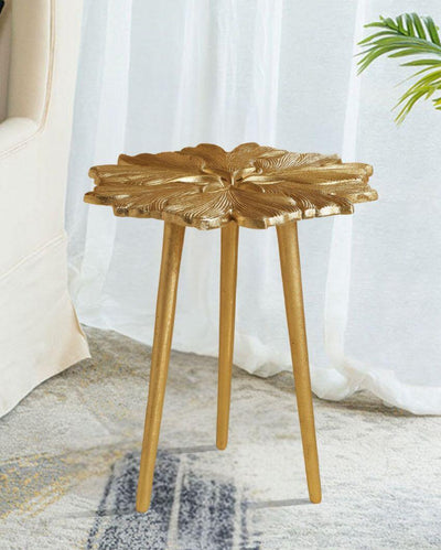 Petals Metal Side End Table | 15 x 17 inches