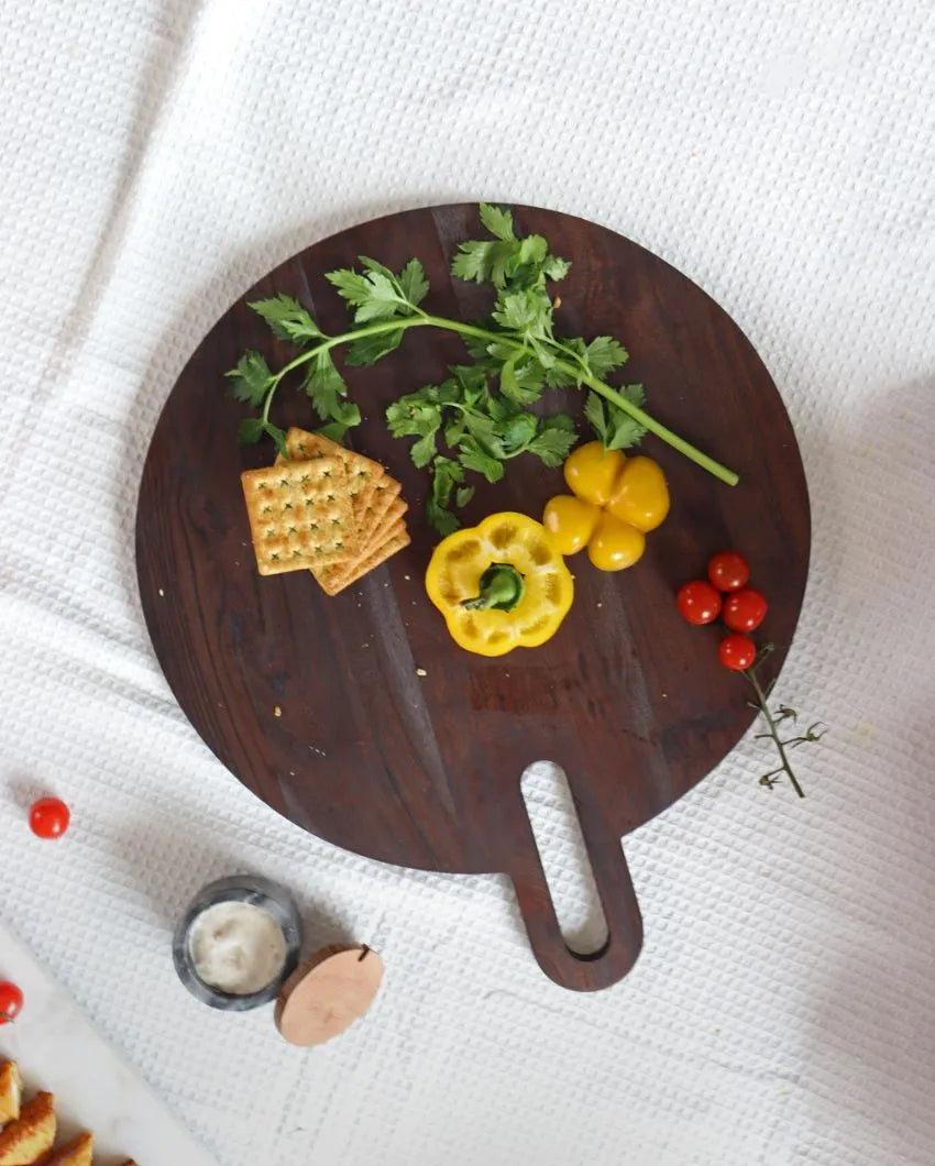 Round Accacia Wood Platter