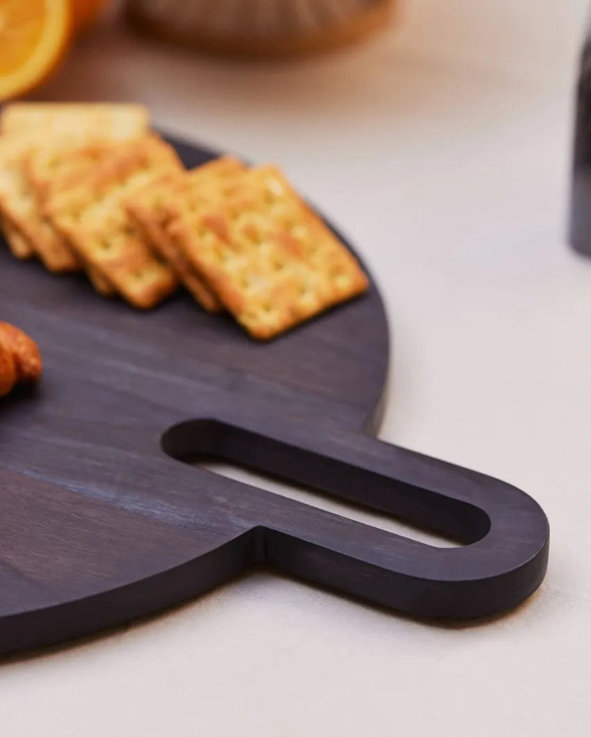 Round Accacia Wood Platter