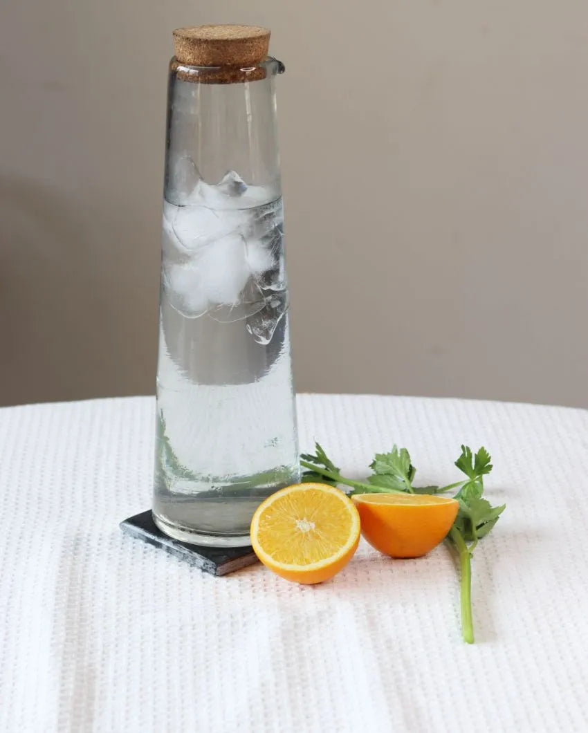 Modern Glass Carafe With Lid