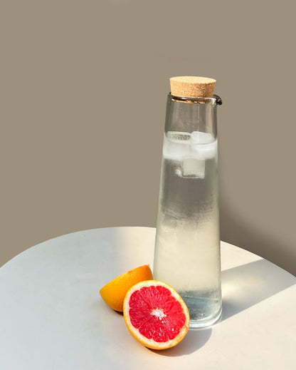 Modern Glass Carafe With Lid