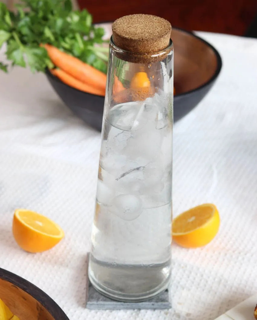 Modern Glass Carafe With Lid