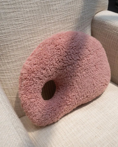 Ellipse Polyester Cushion Pink