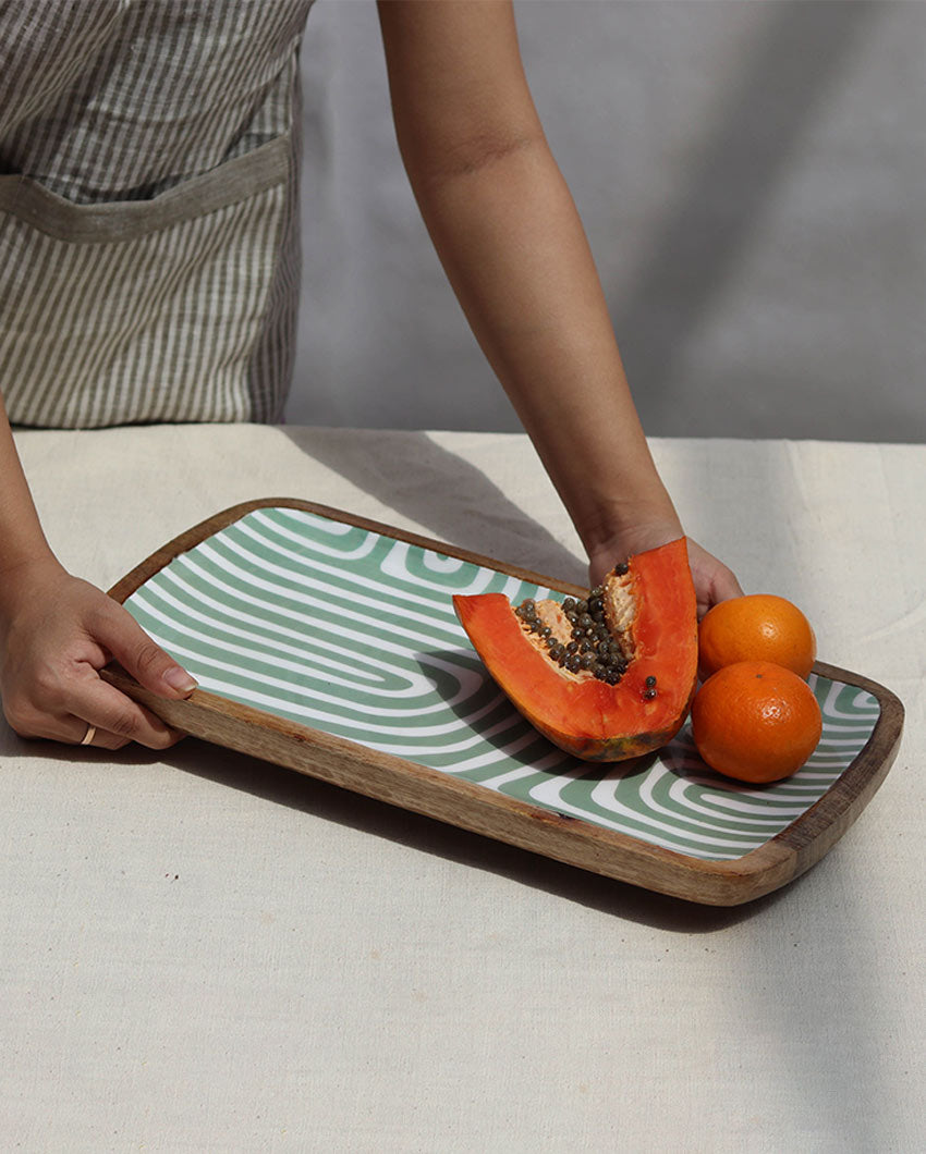 Jade Mango Wood Serving Tray