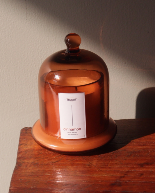 Haze Brown Dome Candle Large