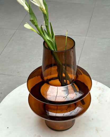 Ripple Glass Vase | 8 x 12 inches