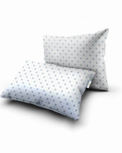 Nightglow Blue Polycotton Super King Bed Sheet With Pillow Covers | Pack of 3