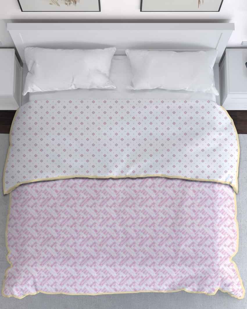 Doharease Pink Cotton Double Bed Dohar | 87 x 94 inches