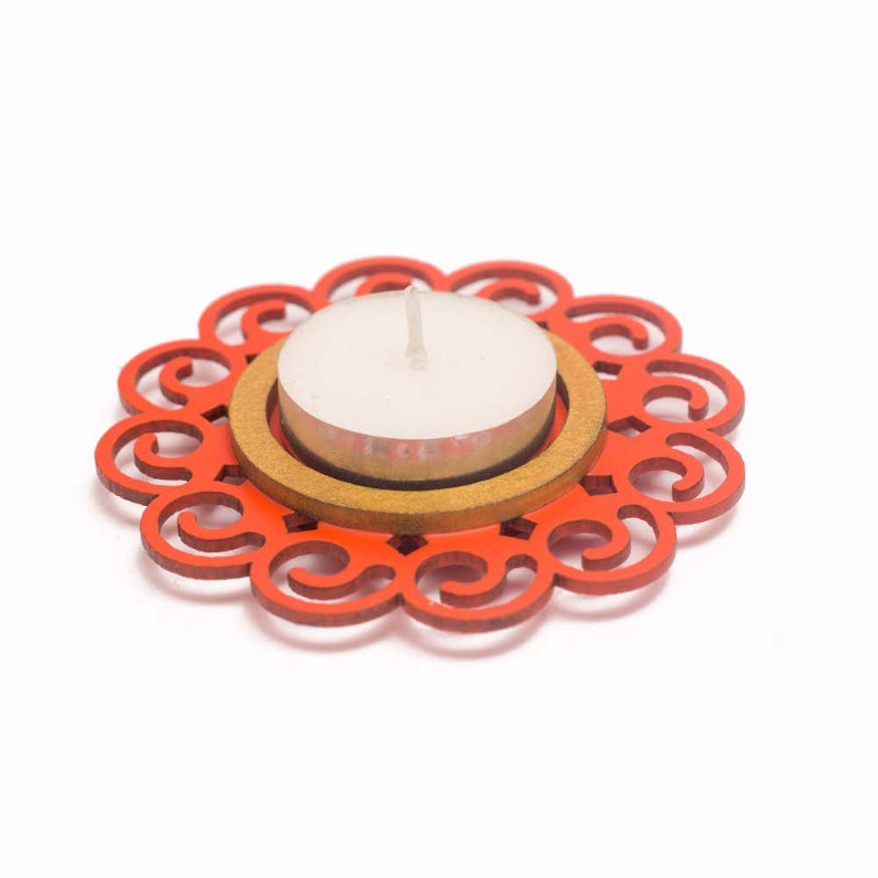 Holy Orange Mini Tea Light Holder | Set of 2 Default Title