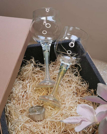 Shiny Gleaming Wine Glasses | Set Of 2