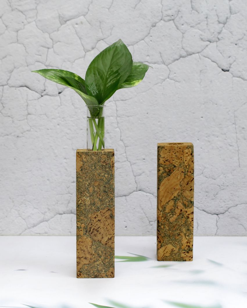 Long Cork Fridge Planters | Set Of 2 | 2 x 7 inches