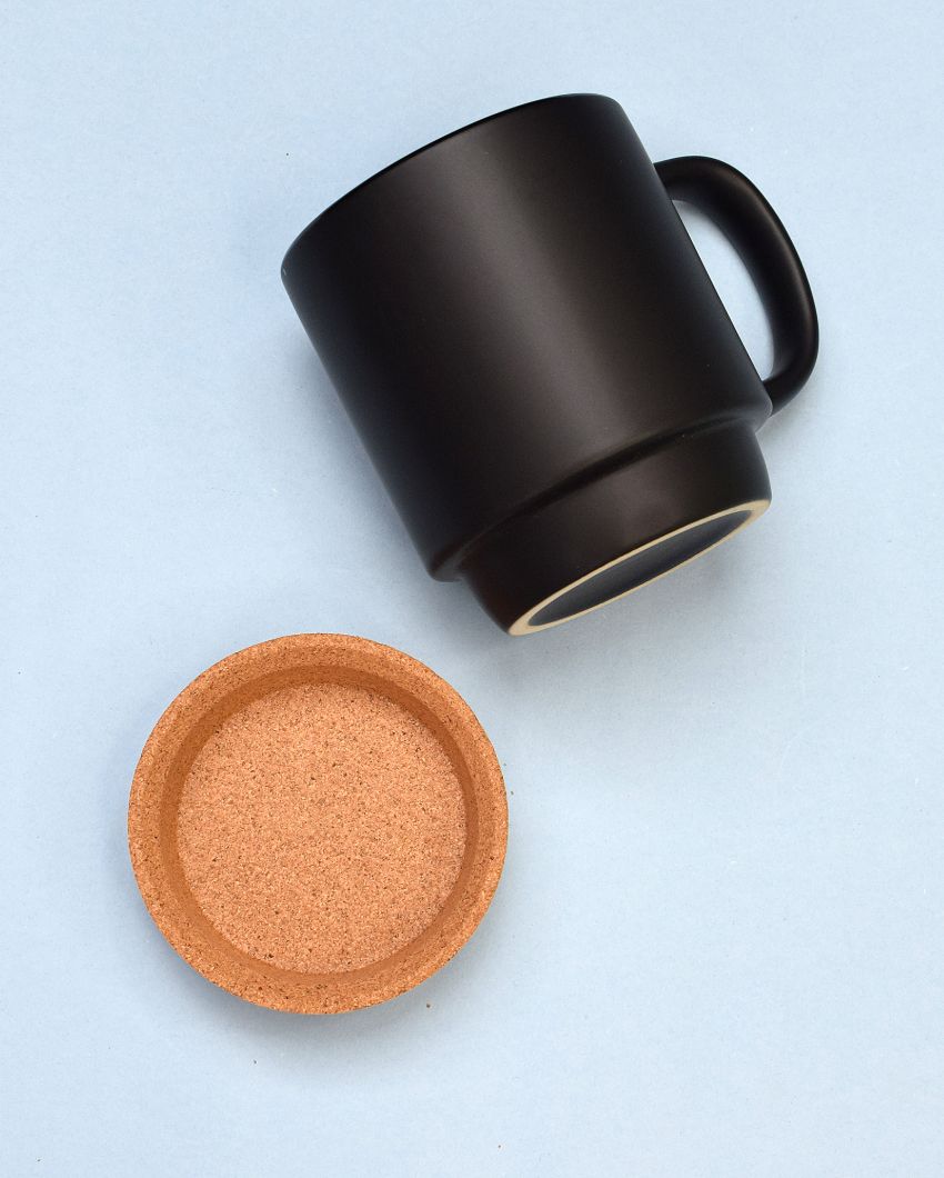 Ceramic Cork Mug For Coffee | 3 x 4 inches