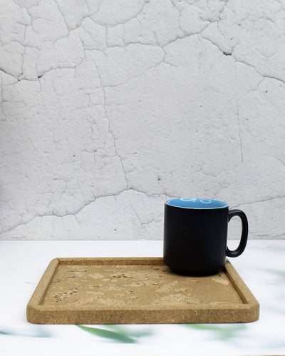 Square Cork Serving Tray | 8 x 8 inches