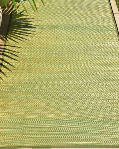 Madurkathi Light Green Floor Mat | 72 x 36 inches