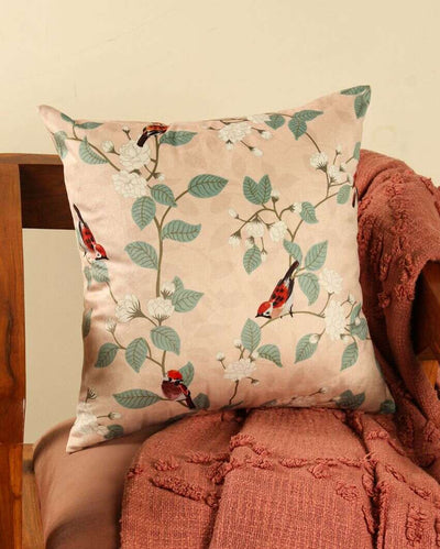 Mallika Printed Velvet Cushion Covers | 16 x 16 inches
