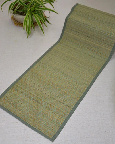 Pista Green Madurkathi Diamond Table Runner | 60 x 12 inches