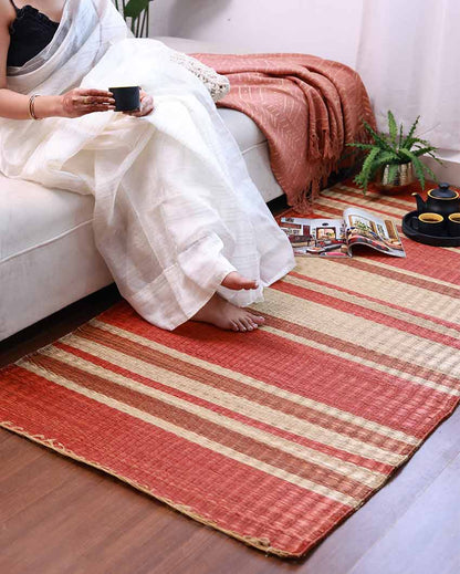 Madurkathi Colorful Floor Mat | 72 x 36 inches