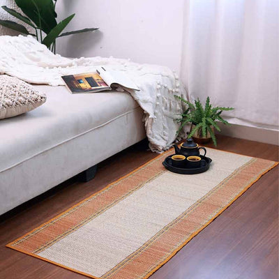 Mustard Natural Madurkathi Floor Mat | 60 x 24 inches