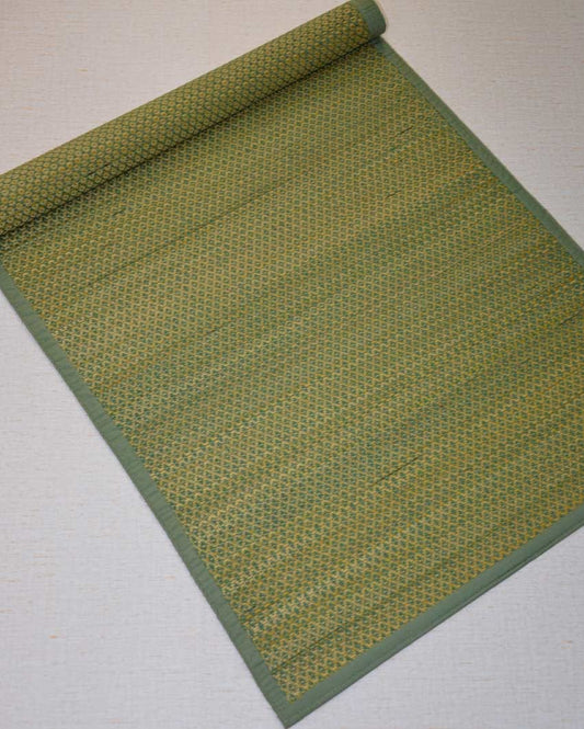 Olive Green Madurkathi Floor Mat | 60 x 24 inches