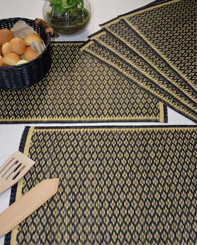 Black Natural Masland Placemats | Set of 6