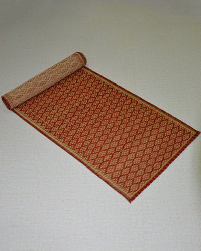 Masland Madurkathi Rust & Beige Table Runner | 60 x 12 inches