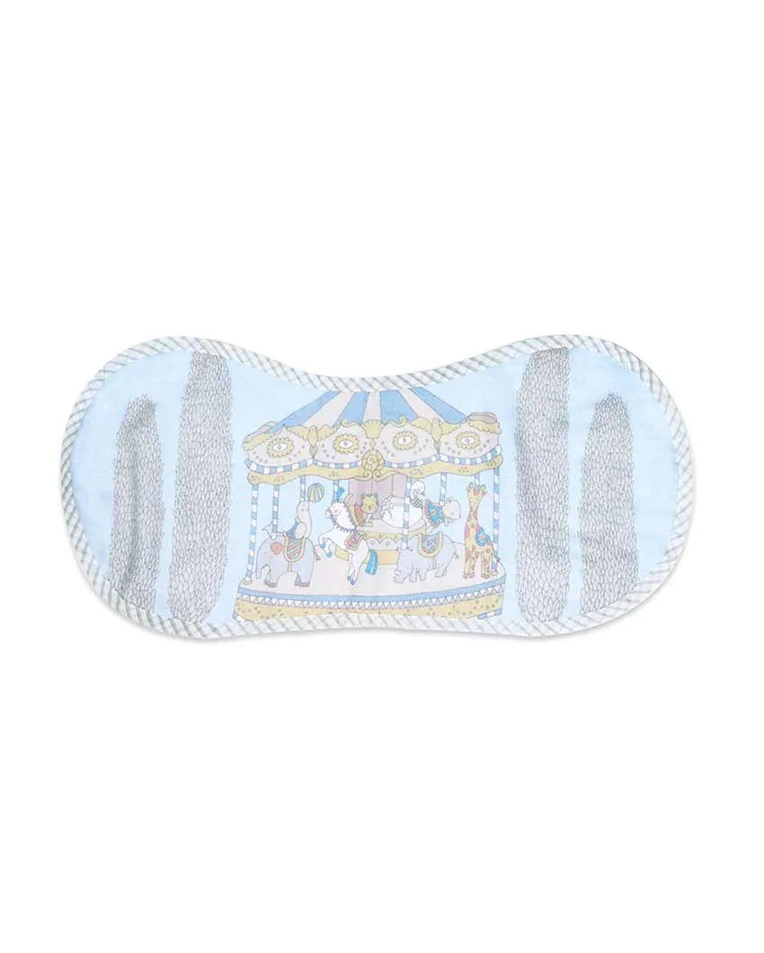 Carnival Multicolor Organic Muslin Burp Cloth & Bib | 22 x 10 inches