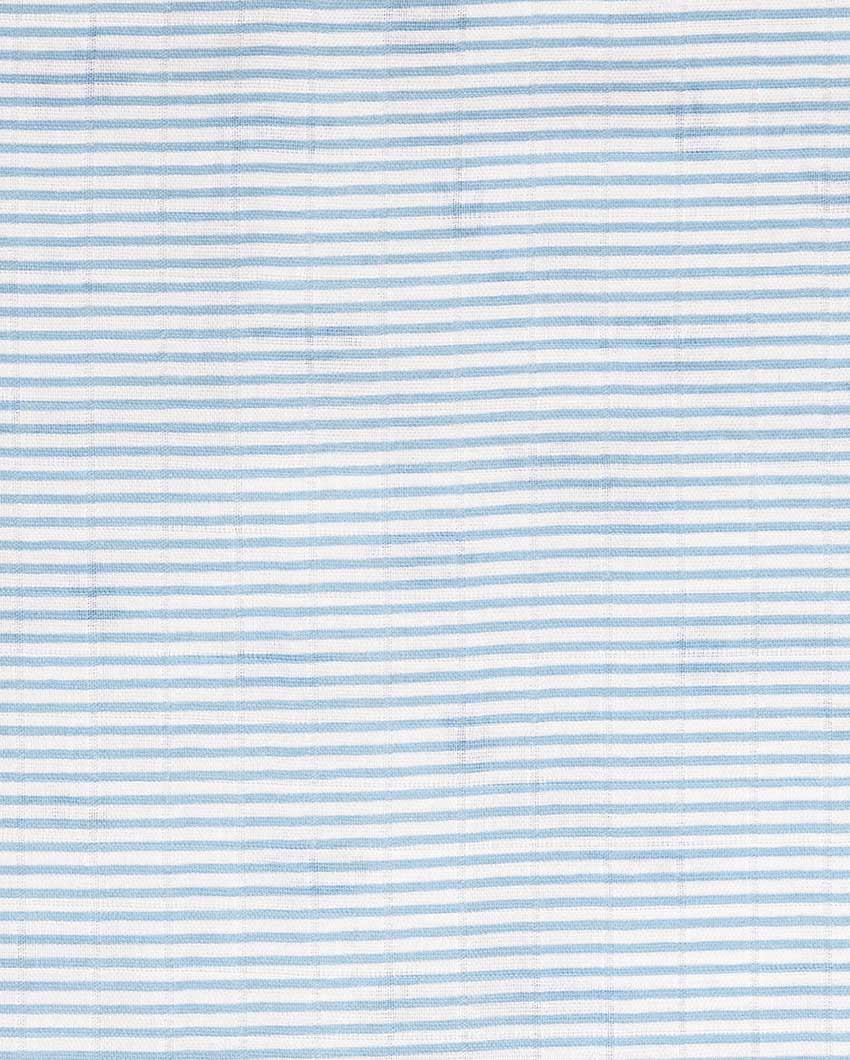 Nautical Boat Organic Muslin Blanket | 27 x 27 inches