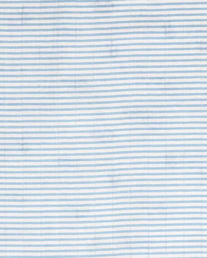 Nautical Boat Organic Muslin Blanket | 27 x 27 inches