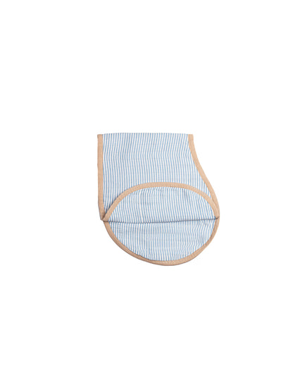 Sweet Boat Muslin Burp Cloth & Bib | Set of 2 | 22 x 8 inches