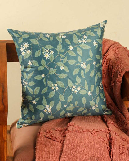 Mogra Velvet Cushion Covers | 16 x 16 inches