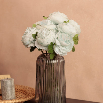 Artificial Peony Flower Sticks | Set of5