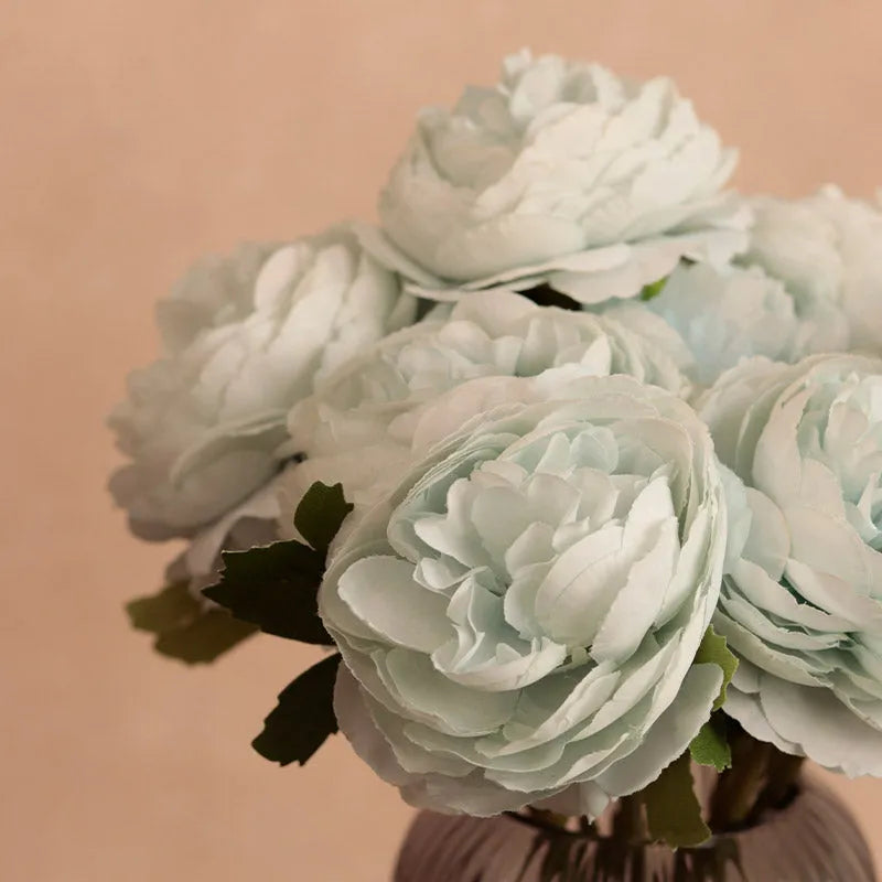 Artificial Peony Flower Sticks | Set of5