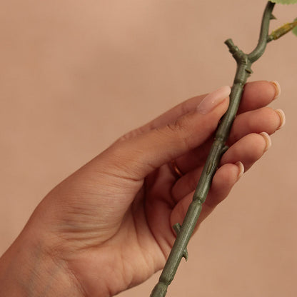 Artificial Rose Flower Sticks | Set of 6
