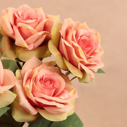 Artificial Rose Flower Sticks | Set of 6 - Dusaan