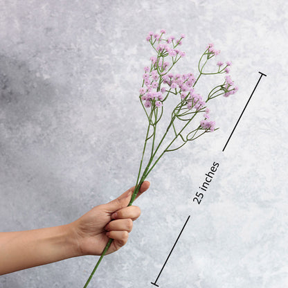 Artificial Baby's Breath Sticks | Set of 6 Lavender