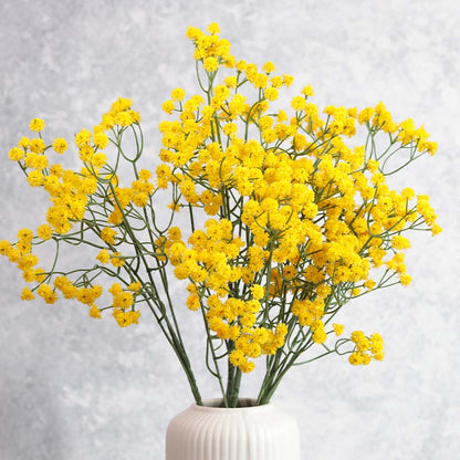 Artificial Baby's Breath Sticks | Set of 6 Yellow