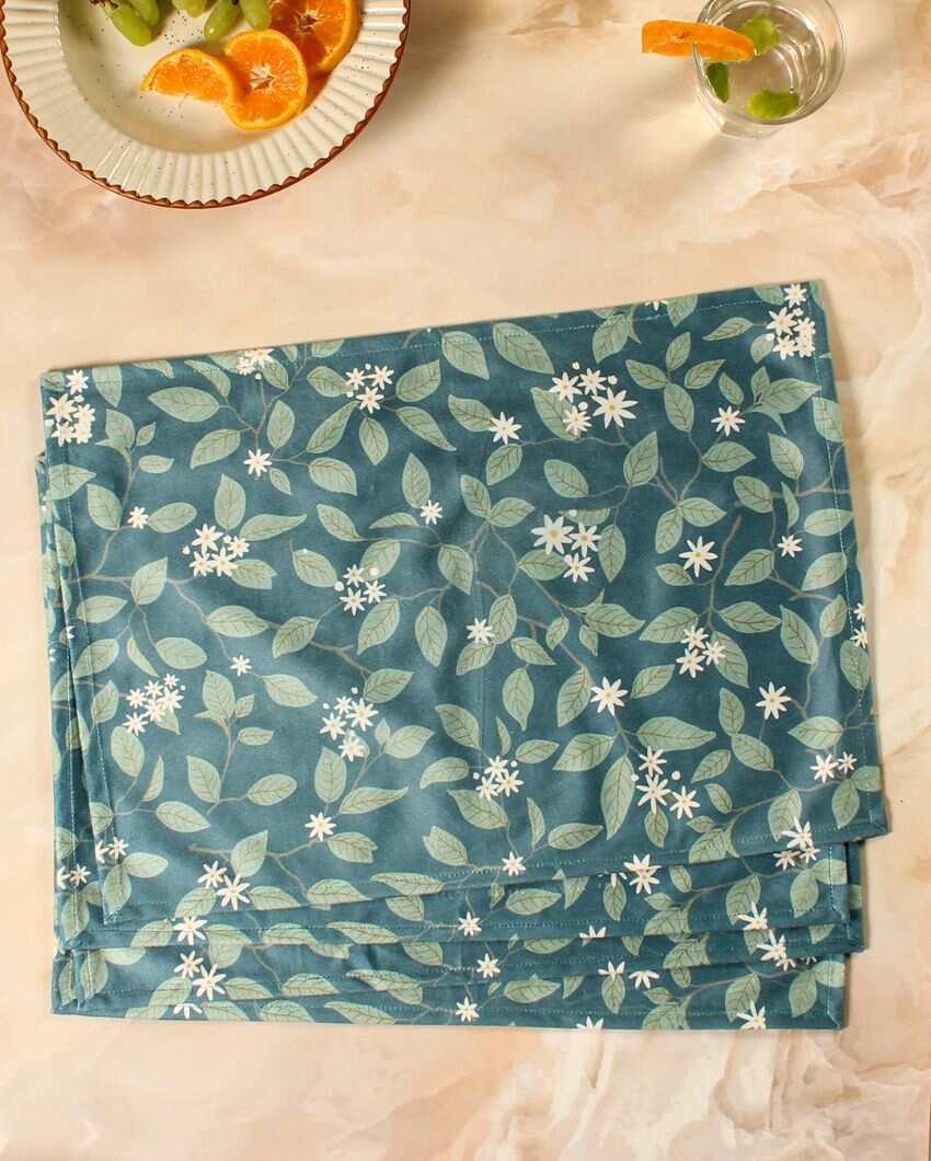Mogra Printed Velvet Placemats | 13 x 19 inches