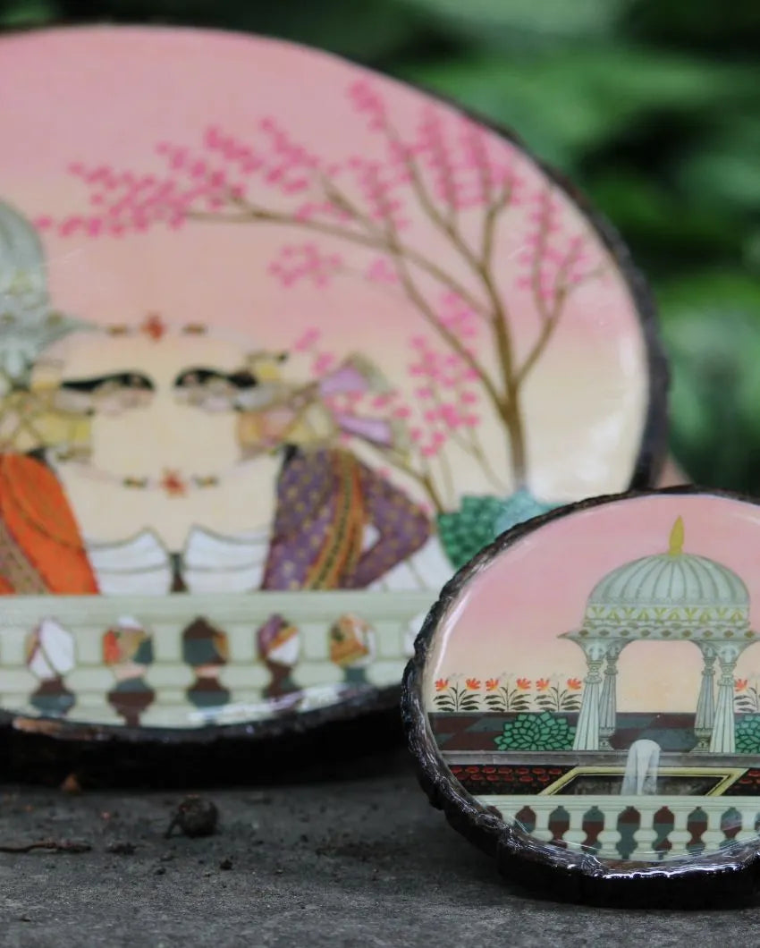 Nritya Platter & Coaster Set