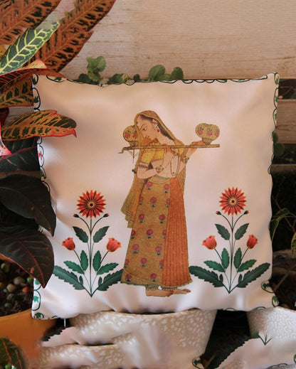 Sorathi Cushion Covers | Set of 5 | 13 x 13 inches, 16 x 16 inches