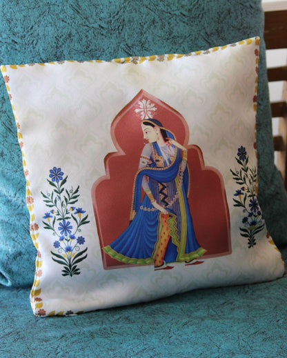 Nrityanjali Cushion Covers | Set of 5 | 13 x 13 inches, 16 x 16 inches