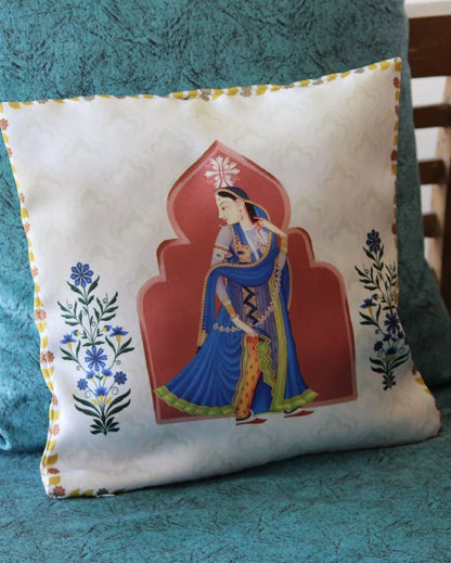 Nrityanjali Cushion Covers | Set of 5 | 13 x 13 inches, 16 x 16 inches