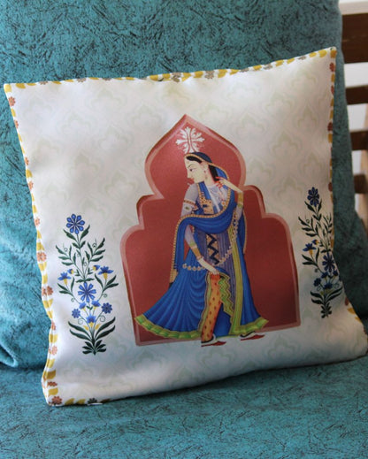 Nrityanjali Cushion Covers | Set of 5 | 13 x 13 inches, 16 x 16 inches