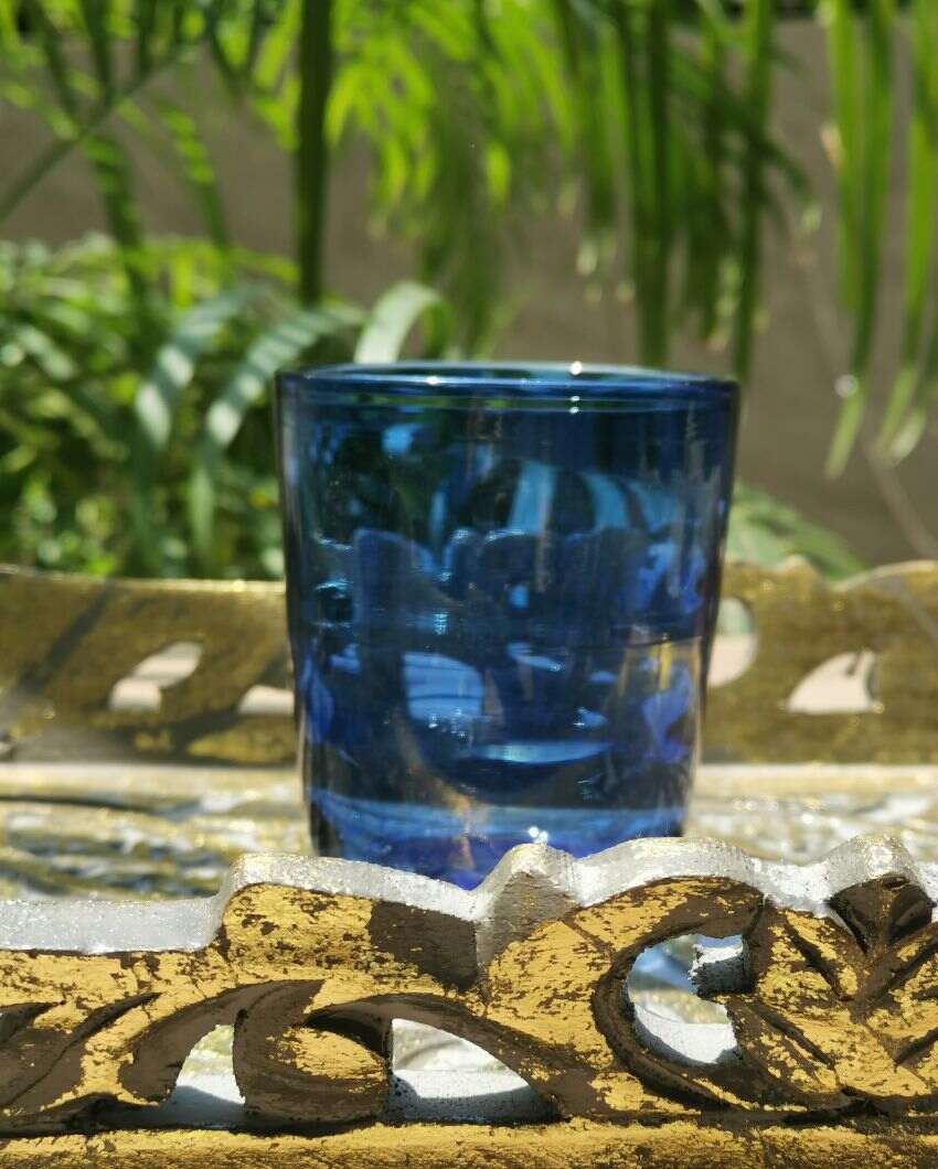 Alchemy Morroccon Blue Theme Glass