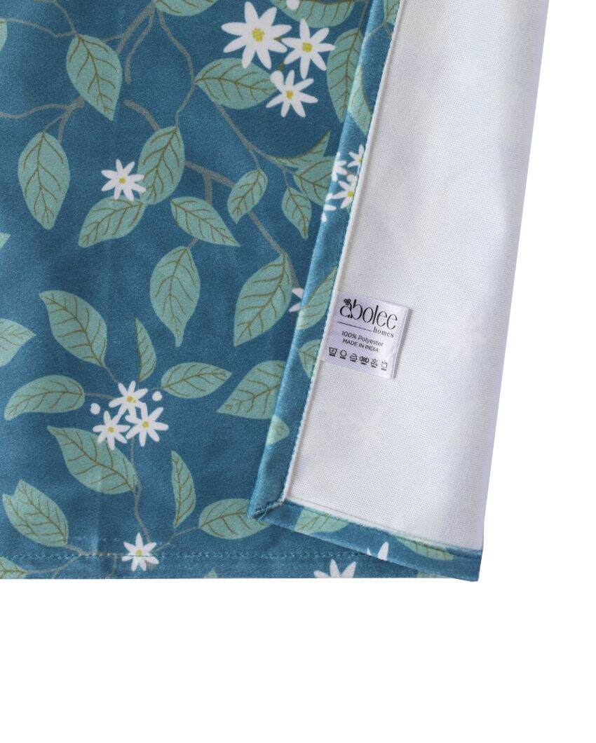 Mogra Printed Velvet Table Runner | 13 x 59 inches