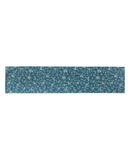 Mogra Printed Velvet Table Runner | 13 x 59 inches